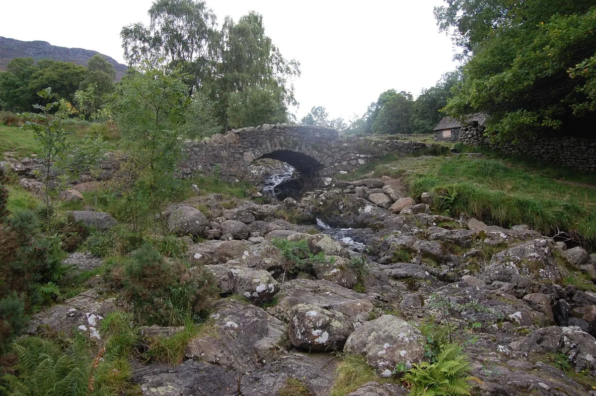 Ashness Bridge, the packhorse bridge above Derwentwater