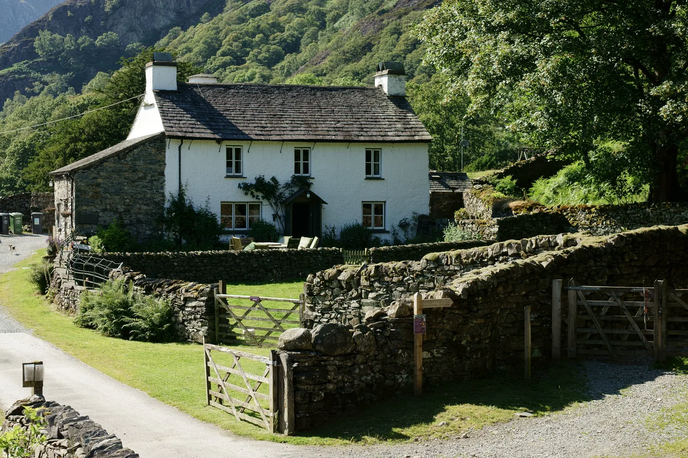 Yew Tree Farm in the Yewdale Valley near Coniston