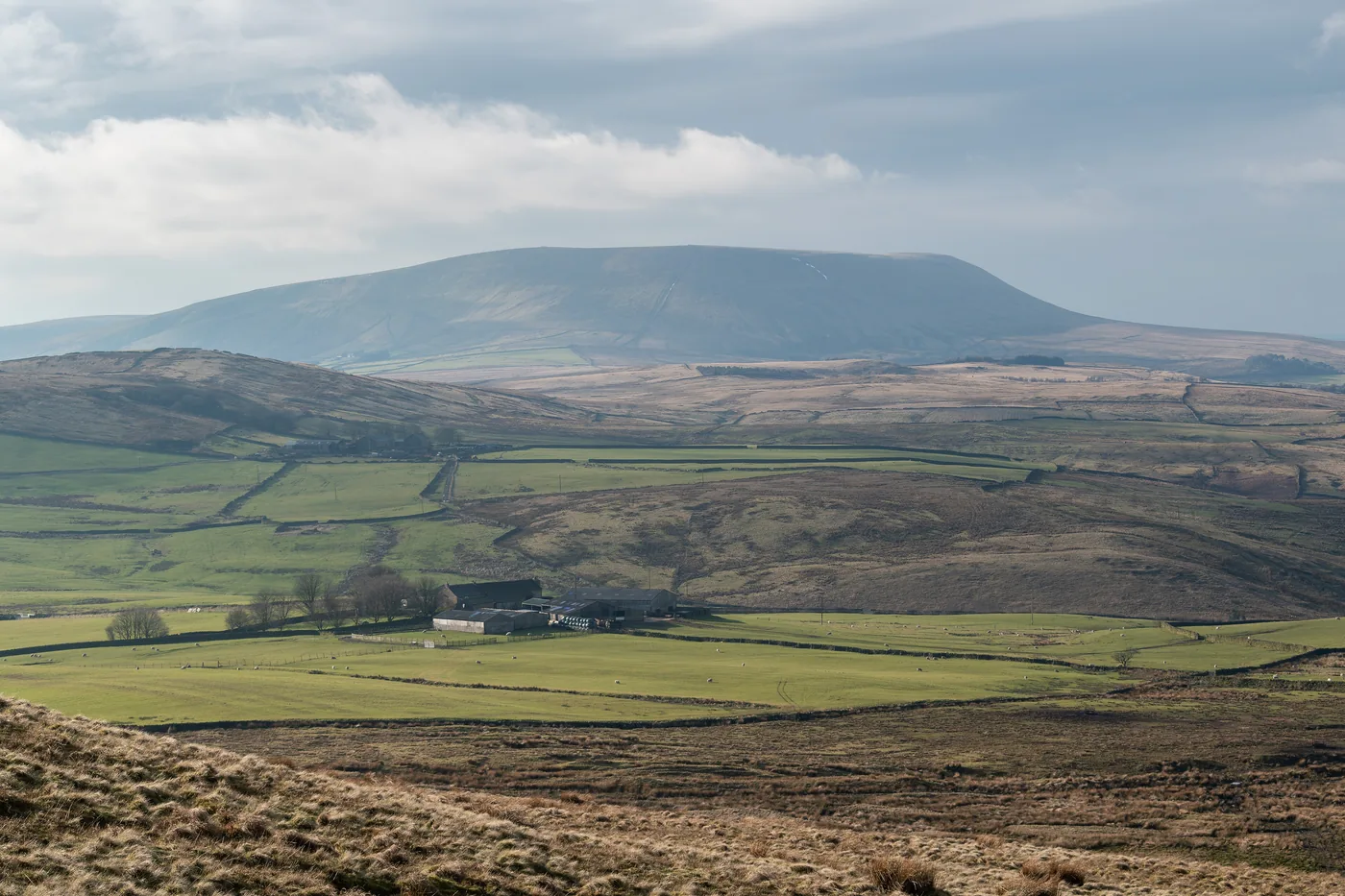 Pendle Hill from Weets Hill