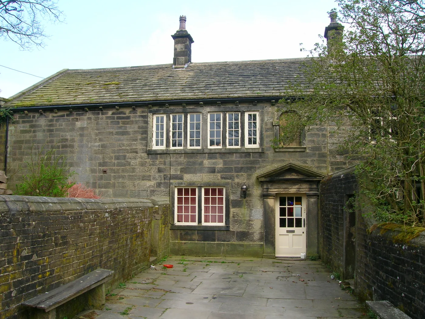 Ponden Hall across the valley