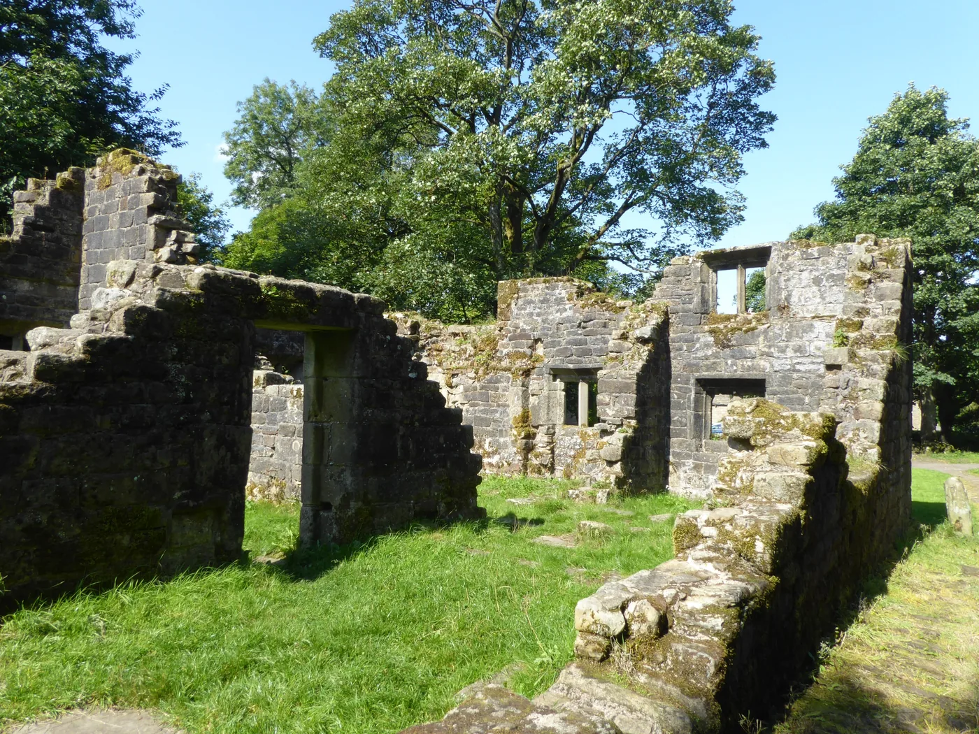 The ruins of Wycoller Hall