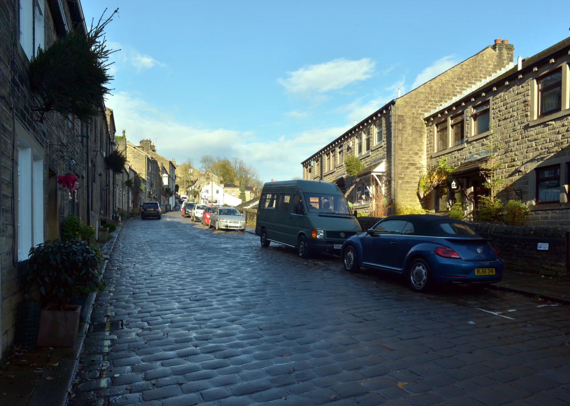 Main Street, Haworth, looking down the hill