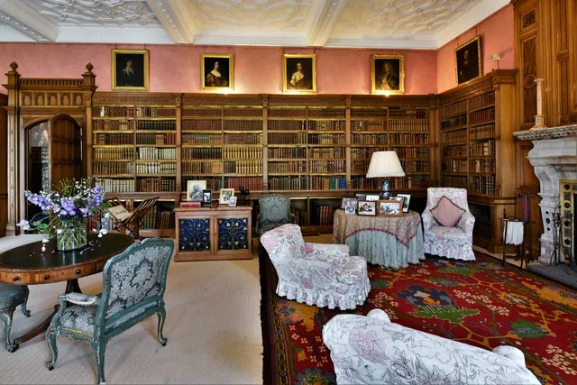 The library at Holker Hall