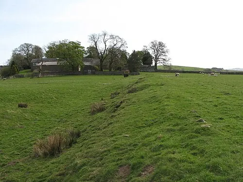 The ditch of Magna Roman fort, the Roman Army Museum beyond