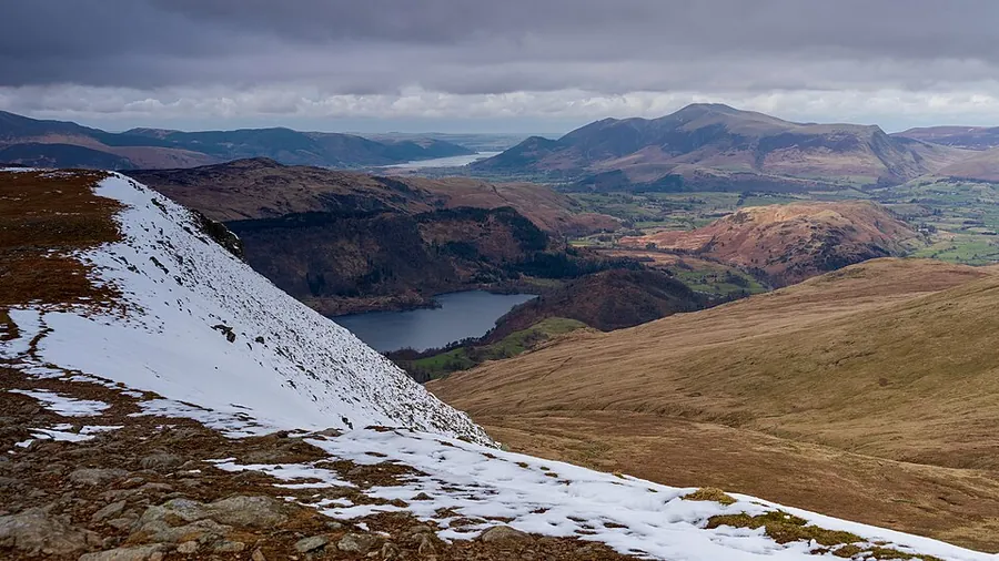 Thirlmere from the slopes of Helvellyn